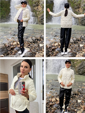 Parka pour femme en duvet d'oie