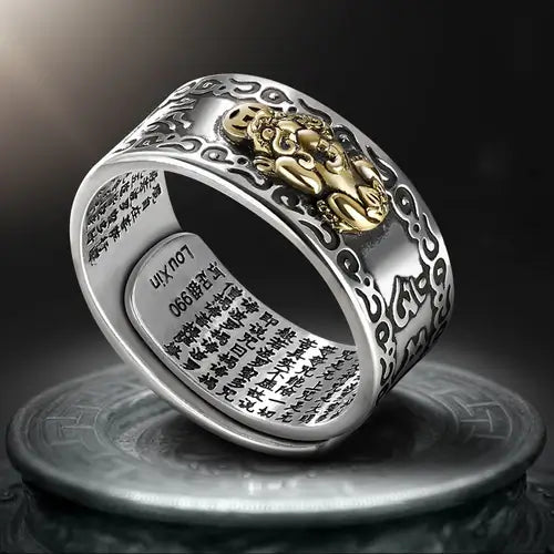 [ACHETER 1, OBTENIR 2] Bague de réussite Feng Shui + CADEAU