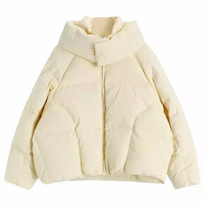 Parka en duvet d'oie pour femme - Beige