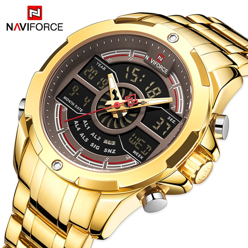 Montre chronographe NaviForce pour hommes